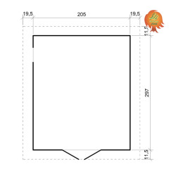 Garage Holz Radstube – Grundriss