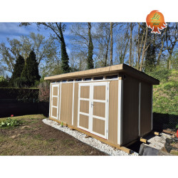 Garage Holz Standgas – Aufbau beim Kunden