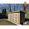 Garage Holz Standgas – Aufbau beim Kunden