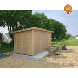 Garage Holz Standgas – gestrichen, Tundra Grey