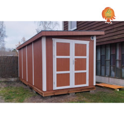 Garage Holz Standgas – Redwood Red