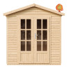 Gartenhaus Elfenatelier 4 m² – Frontansicht