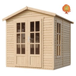 Gartenhaus Elfenatelier 4 m² – Seitenansicht mit Fenster