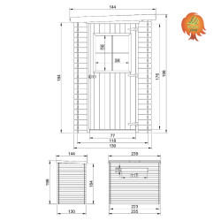 Timbela Gartenwinkel (M306) – Ansicht 3