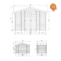 Timbela Scheitstube (M391) – Ansicht 3
