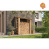 Holzlager Funkenwinkel im Garten