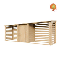Holzlager Winterkammer Konstruktion