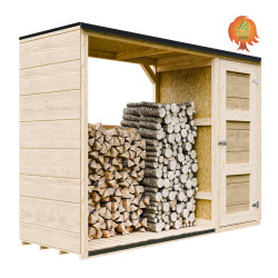 Holzlager Feuerkammer Detailansicht
