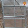 Gewächshaus Polycarbonat Stahl Runddach Quarz
