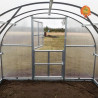Gewächshaus Polycarbonat Stahl Runddach Quarz