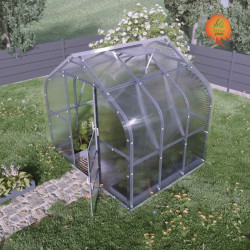 Gewächshaus Polycarbonat Stahl Gotikdach Citrin