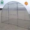 Gewächshaus Polycarbonat Stahl Runddach Jaspis