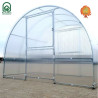 Gewächshaus Polycarbonat Stahl Runddach Jaspis