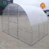 Gewächshaus Polycarbonat Stahl Runddach Jaspis