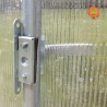 Gewächshaus Polycarbonat Stahl Runddach Onyx