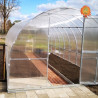 Gewächshaus Polycarbonat Stahl Runddach Onyx