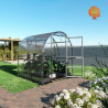 Gewächshaus Polycarbonat Stahl Runddach Turmalin