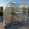 Gewächshaus Polycarbonat Stahl Runddach Turmalin