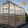 Gewächshaus Polycarbonat Stahl Runddach Turmalin