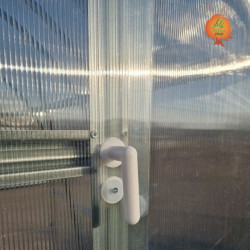 Gewächshaus Polycarbonat Stahl Runddach Turmalin