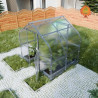 Gewächshaus Polycarbonat Stahl Gotikdach Saphir