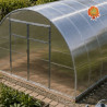 Gewächshaus Polycarbonat Stahl Runddach Topas