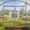 Gewächshaus Polycarbonat Stahl Runddach Topas