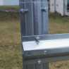 Gewächshaus Polycarbonat Stahl Runddach Quarz – Konstruktion