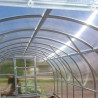 Gewächshaus Polycarbonat Stahl Runddach Quarz – Beglasung