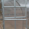Gewächshaus Polycarbonat Stahl Runddach Quarz – Eingang