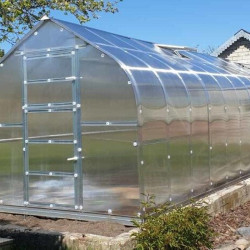 Gewächshaus Polycarbonat Stahl Gotikdach Citrin – Größen und Abgrenzung