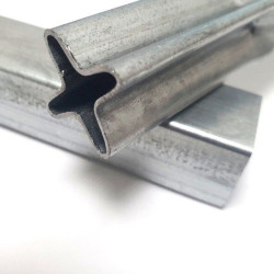 Gewächshaus Polycarbonat Stahl Runddach Jaspis – Konstruktion