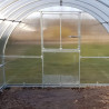 Gewächshaus Polycarbonat Stahl Runddach Onyx – Eingang
