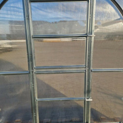 Gewächshaus Polycarbonat Stahl Runddach Turmalin – Eingang