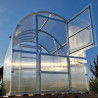 Gewächshaus Polycarbonat Stahl Runddach Turmalin – Belüftung