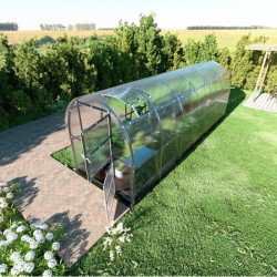 Verlängerungsmodul Gewächshaus Polycarbonat Stahl Runddach Turmalin – Passend für