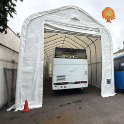 Garage PVC Stahl Runddach Parkon – 5,5 × 15 m als Busgarage