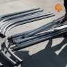 Garage PVC Stahl Runddach Parkon – Bögen aus feuerverzinktem Stahlrohr