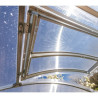 Dachluke automatisch Gewächshaus Polycarbonat Stahl Runddach Jaspis – Passend für