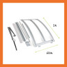 Fenster automatisch Gewächshaus Polycarbonat Stahl Runddach Perle