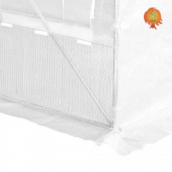 Gewächshaus Folie Stahl Runddach 2x4,5