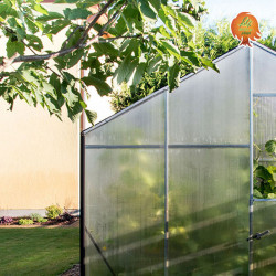 Foliengewächshaus Polycarbon Aluminium Aussen