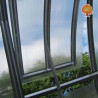 Manuelles Fenster für Gewächshaus Polycarbon STAHL Runddach