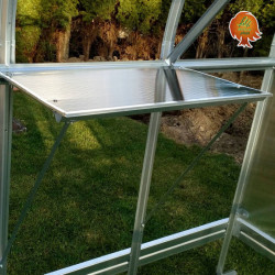 Regal für Gewächshaus Polycarbon STAHL