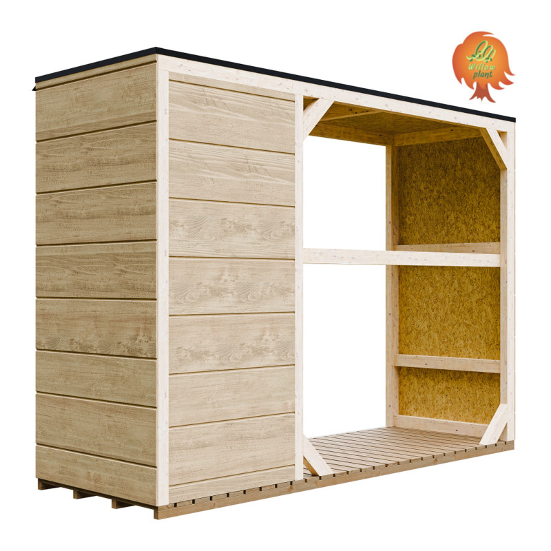 Holzlager LP SmartSide Pultdach Feuerkammer — LP® SmartSide® und fünf Farbtöne