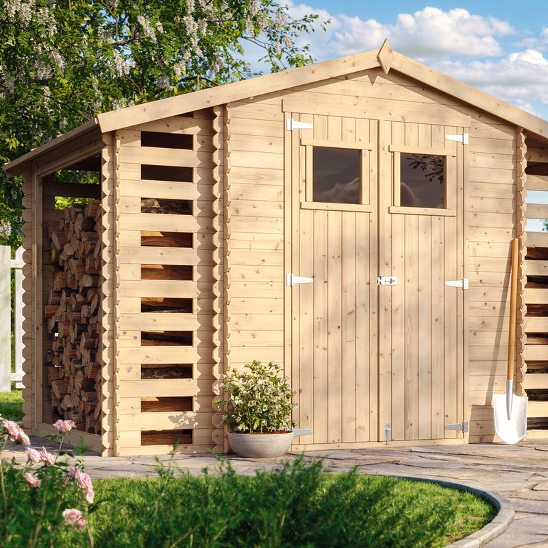 Gartenschuppen Scheitstube – Scheitstube oder Holzkammer?