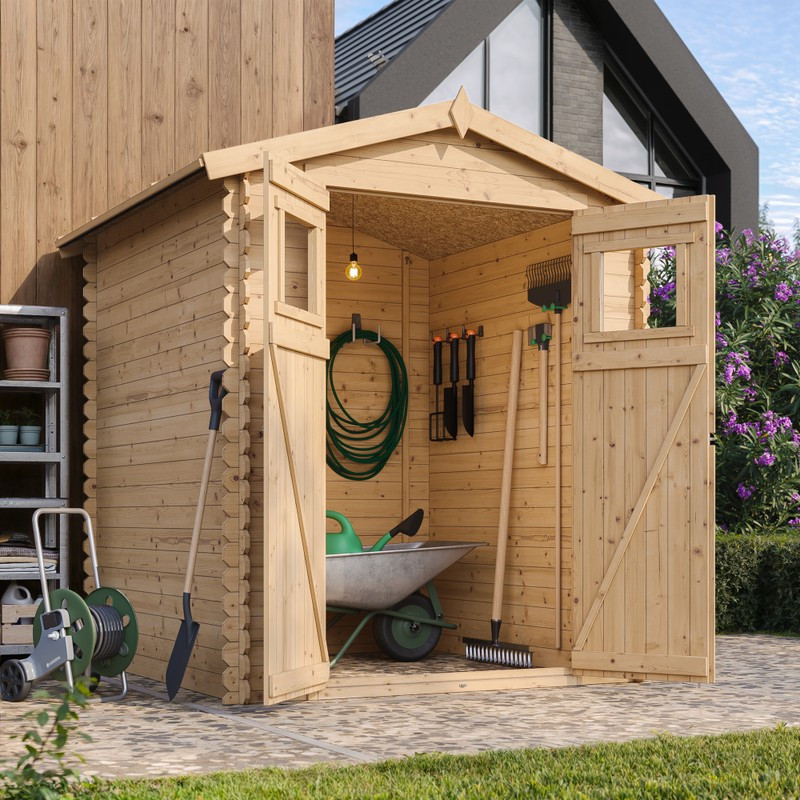 Gartenschuppen Satteldach Rasenkant – Rasenkant oder Pultdach?